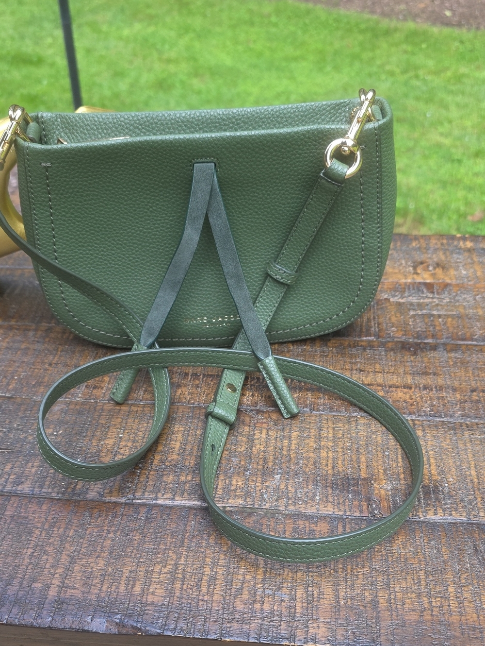 Marc Jacobs Maverick Olive Green Leather Crossbody